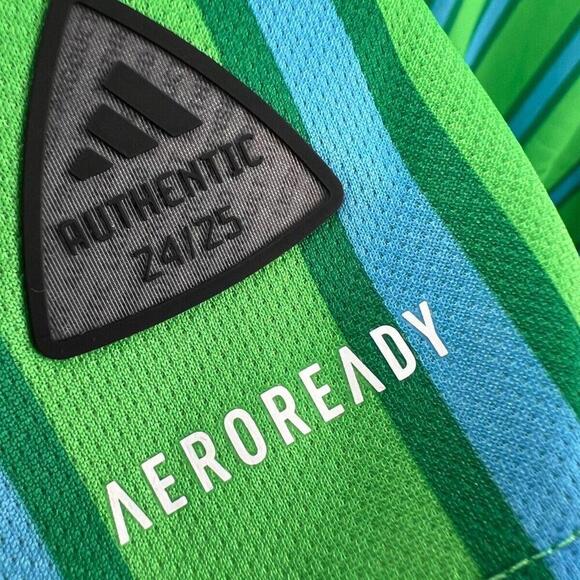 NWT MLS Adidas Seattle Sounders FC 24/25 Jersey Men's Sz 3XL Jordan Morris #13 - Picture 9 of 9